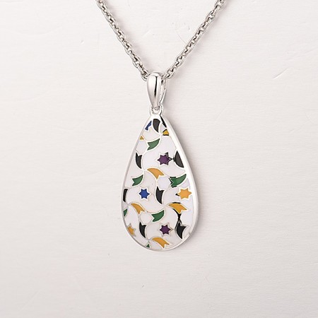 Sterling Silver Pendant Enamel (P313926ENASL925)