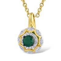 14KYWB Pendant  (P314021EMR14KYWB)