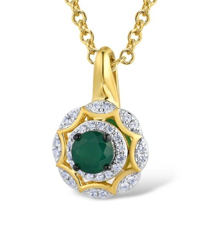 14KYWB Pendant  (P314021EMR14KYWB)