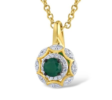 14KYWB Pendant  (P314021EMR14KYWB)