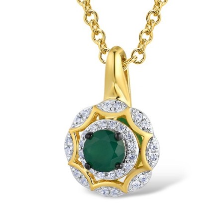 14KYWB Pendant  (P314021EMR14KYWB)