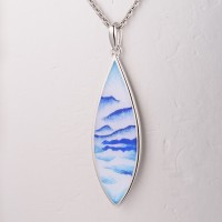 Sterling Silver Pendant Enamel (P314303AENASL925)