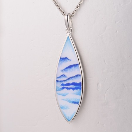 Sterling Silver Pendant Enamel (P314303AENASL925)