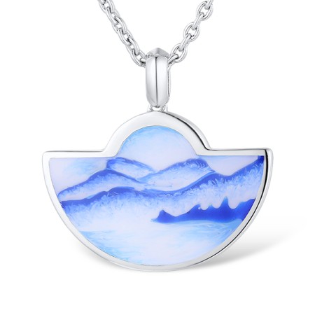 Sterling Silver Pendant Enamel (P314303ENASL925)