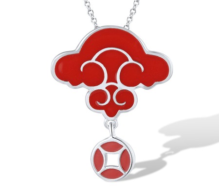 Sterling Silver Pendant Enamel (P314306ENASL925)