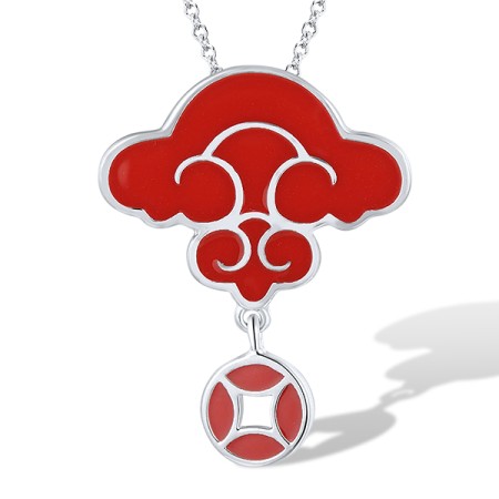 Sterling Silver Pendant Enamel (P314306ENASL925)