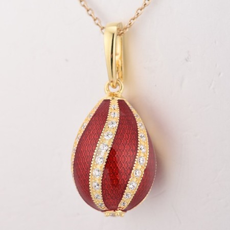 Sterling Silver w/ IONIC YELLOW PLATING Pendant Enamel,White Cubic Zirconia (P314367ENA2SP925)