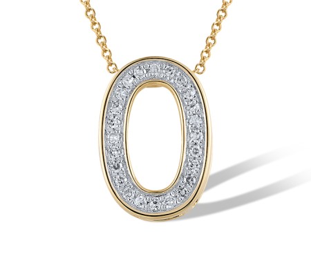 14KYW Pendant Diamond (P314499DIA14KYW)