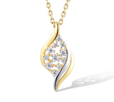 14KYW Pendant Diamond (P314569DIA14KYW)