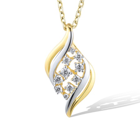 14KYW Pendant Diamond (P314571DIA14KYW)