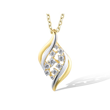 14KYW Pendant Diamond (P314571DIA14KYW)