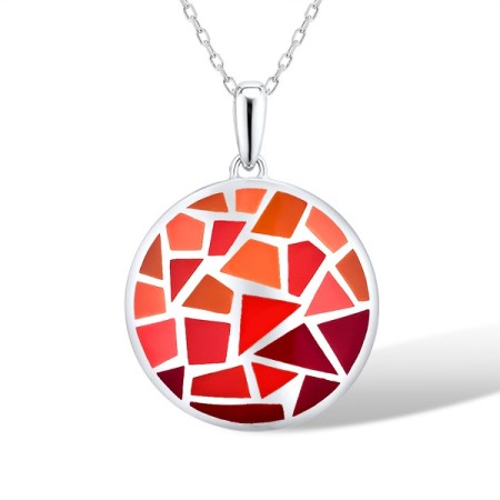 Sterling Silver Pendant Enamel (P314831ENA1SL925)
