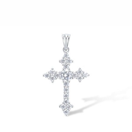 Sterling Silver Pendant White Cubic Zirconia (P315320WCZSL925)