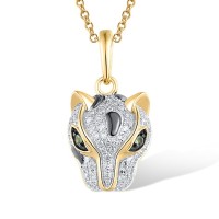 14KYWB Pendant Diamond,Green Garnet without chain (P315607GNG14KYWB)