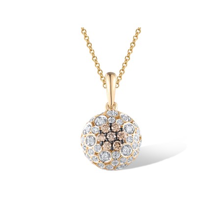 14KYWB Pendant Brown Diamond,Diamond without chain (P315817BRW14KYWB)