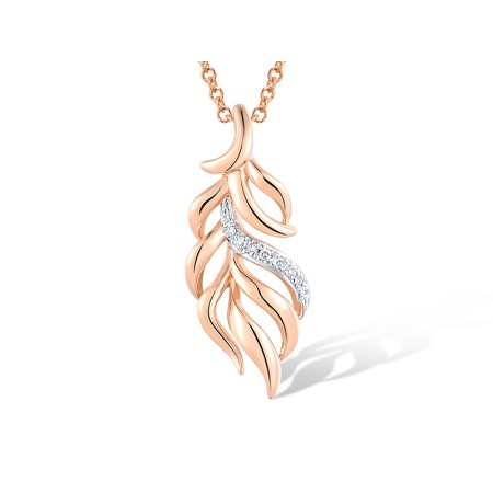 14KRW Pendant Diamond (P316209DIA14KRW)