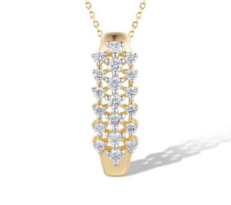 14KYW Pendant Diamond (P316361DIA14KYW)