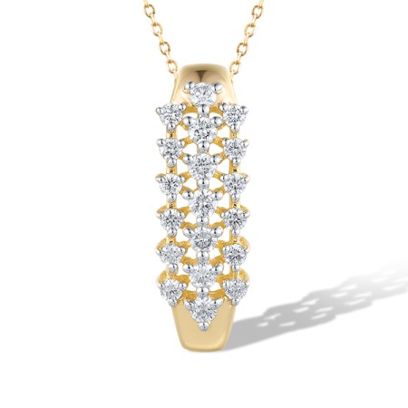 14KYW Pendant Diamond (P316361DIA14KYW)