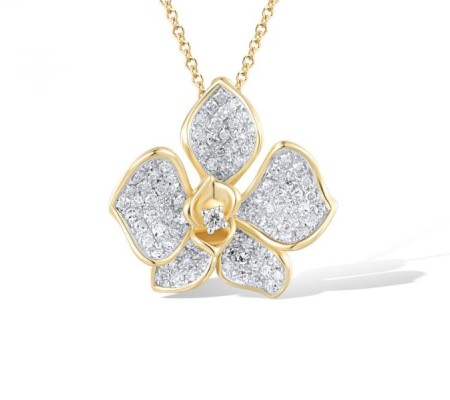 14KYW Pendant Diamond (P316415DIA14KYW)