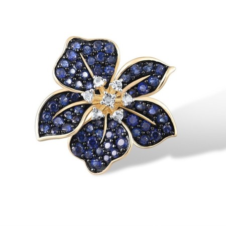 9KYWB Pendant Created Sapphire,White Topaz (P316540CWT9KYWB)