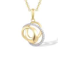 14KYW Pendant Diamond (P316589DIA14KYW)
