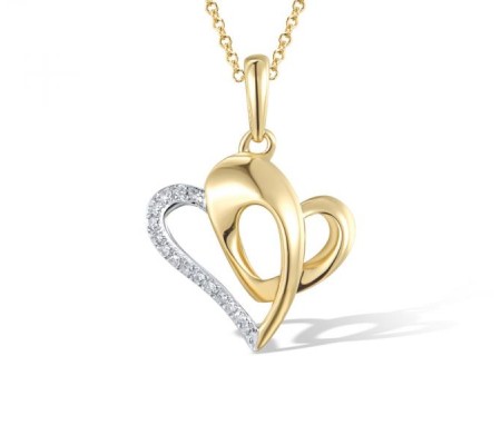 14KYW Pendant Diamond (P316861DIA14KYW)