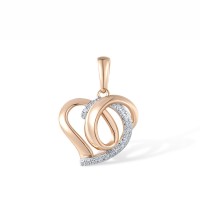 14KRW Pendant Diamond (P316862DIA14KRW)