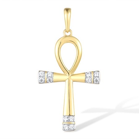 14KYW Pendant Diamond (P316863DIA14KYW)