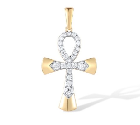 14KYW Pendant Diamond (P316866DIA14KYW)