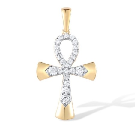 14KYW Pendant Diamond (P316866DIA14KYW)