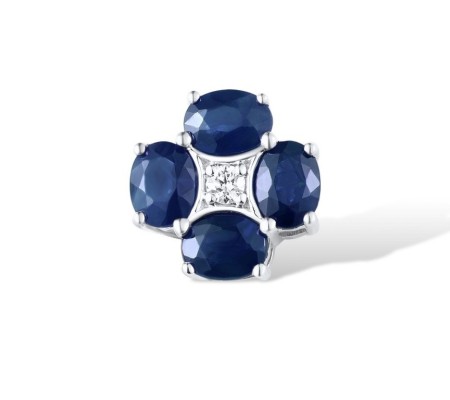 14KW Pendant Blue Sapphire,Diamond (P316881SAP14KW)