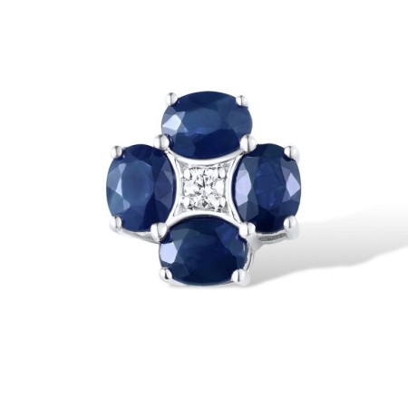 14KW Pendant Blue Sapphire,Diamond (P316881SAP14KW)