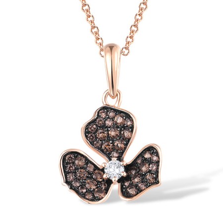 14KRB Pendant Brown Diamond,Diamond (P316885BRW14KRB)