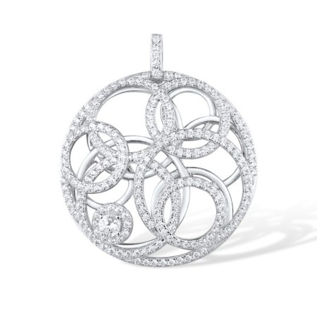 Sterling Silver Pendant White Cubic Zirconia (P316946WCZSL925)