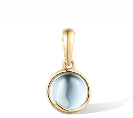14KY Pendant Blue Topaz (Sky Blue) (P317523BKT14KY)