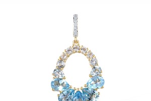 14KYW Pendant Blue Topaz (Sky Blue),Blue Topaz (Swiss Blue),Diamond,White Topaz (P317534BTKT14KYW)