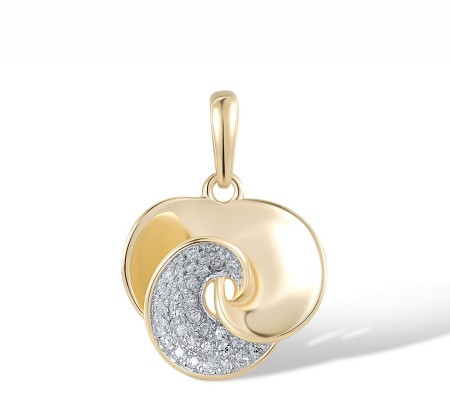 14KYW Pendant Diamond (P317729DIA14KYW)