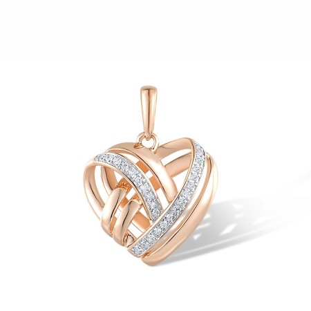 14KRW Pendant Diamond (P317745DIA14KRW)