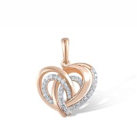 14KRW Pendant Diamond (P317746DIA14KRW)