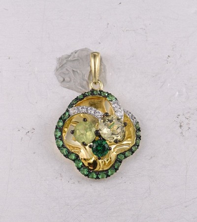 14KYWB Pendant  (P317871GLQP14KYWB)