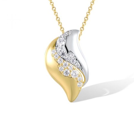 14KYW Pendant Diamond (P317880DIA14KYW)