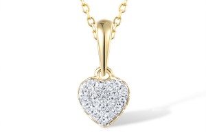 10KYW Pendant Diamond without chain (P318071DIA10KYW)