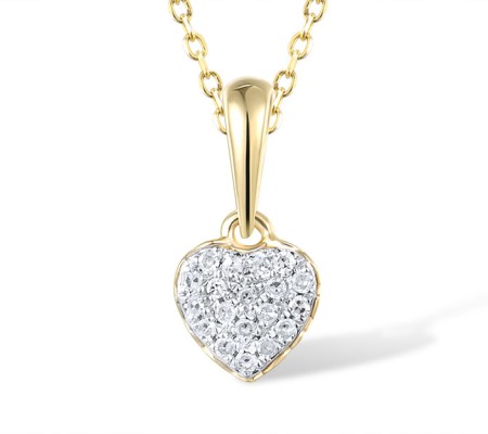 10KYW Pendant Diamond without chain (P318071DIA10KYW)