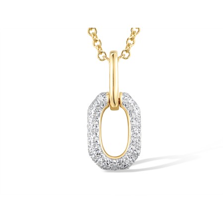 14KYW Pendant Diamond (P318365DIA14KYW)