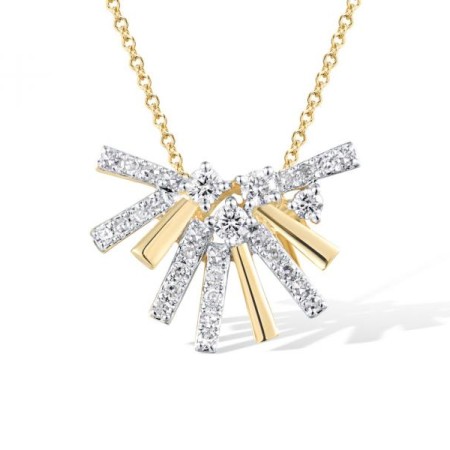 14KYW Pendant Diamond (P318385DIA14KYW)