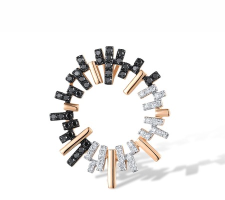 14KRWB Pendant Black Diamond,Diamond (P318387WBD14KRWB)