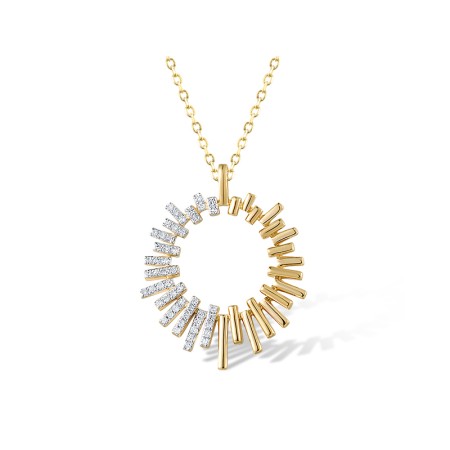 14KYW Pendant Diamond (P318405DIA14KYW)