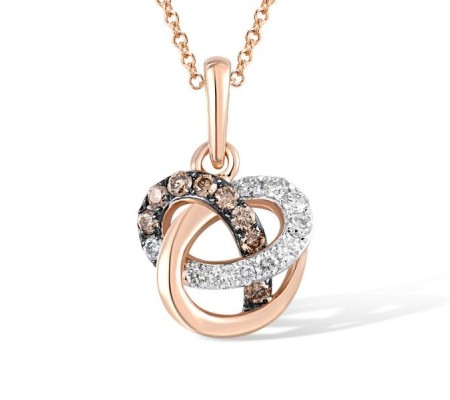 14KRWB Pendant Diamond,Brown Diamond (P318500BRW14KRWB)