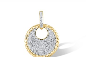 14KYW Pendant Diamond (P318545DIA14KYW)