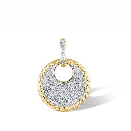 14KYW Pendant Diamond (P318545DIA14KYW)